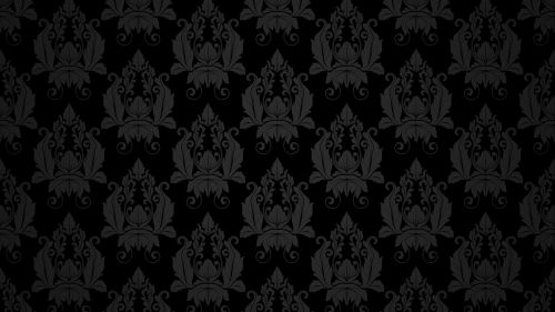 Black retro patterns HD Wallpaper