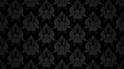 Black retro patterns HD Wallpaper