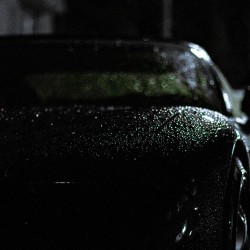 Black sport car headlight HD Wallpaper