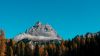 Blue sky over the mountains HD Wallpaper