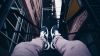 Blue sneakers HD Wallpaper