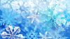 Blue Snowflake  HD Wallpaper