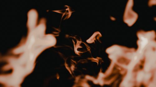 Blury image of fire HD Wallpaper
