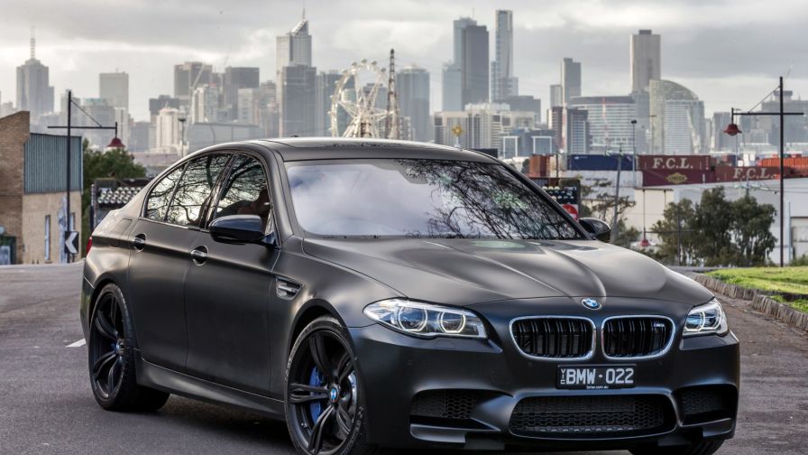 BMW M5 Black HD Wallpaper