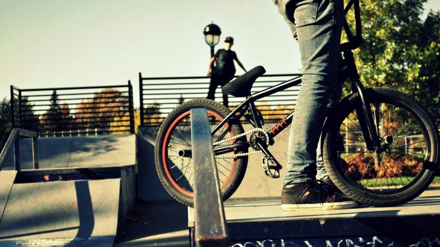 BMX Bike race HD Wallpaper