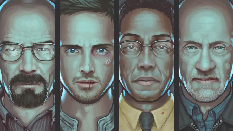 Breaking Bad Characters HD Wallpaper