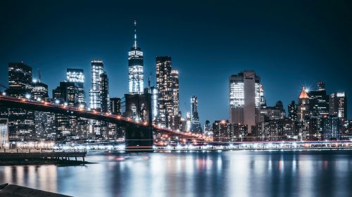 Brooklyn at night HD Wallpaper