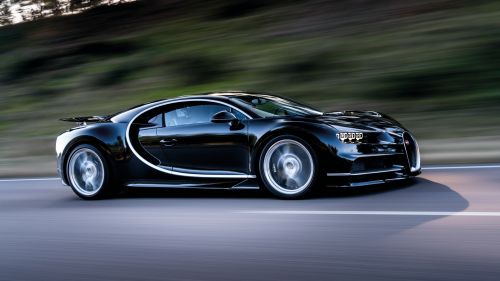 Bugatti Chiron black HD Wallpaper
