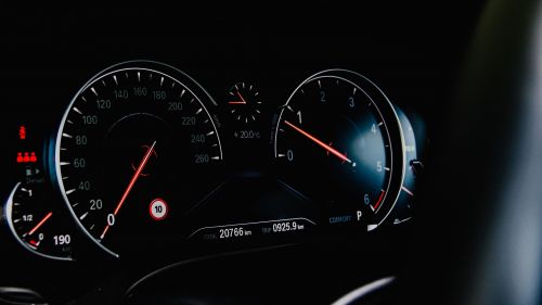 Car speedometer HD Wallpaper