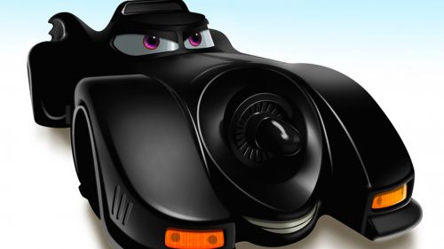 Cars 2 Batmobile HD Wallpaper