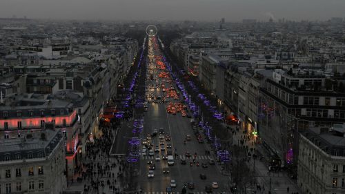 Champs-Élysées HD Wallpaper