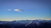 Clear sky over snowy mountains HD Wallpaper