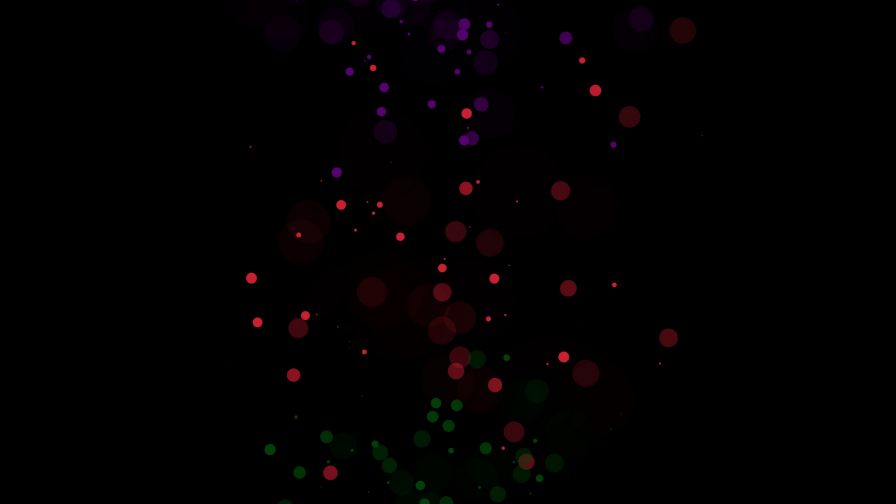 Colorful dots at the dark HD Wallpaper