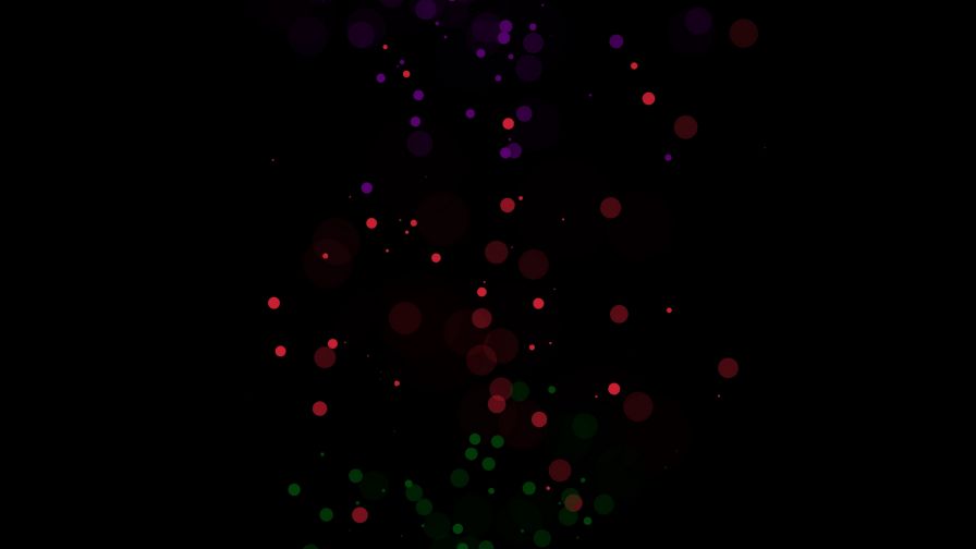 Colorful dots at the dark HD Wallpaper