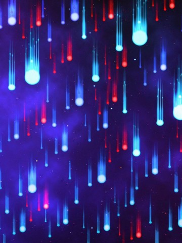 Colorful neon drops HD Wallpaper