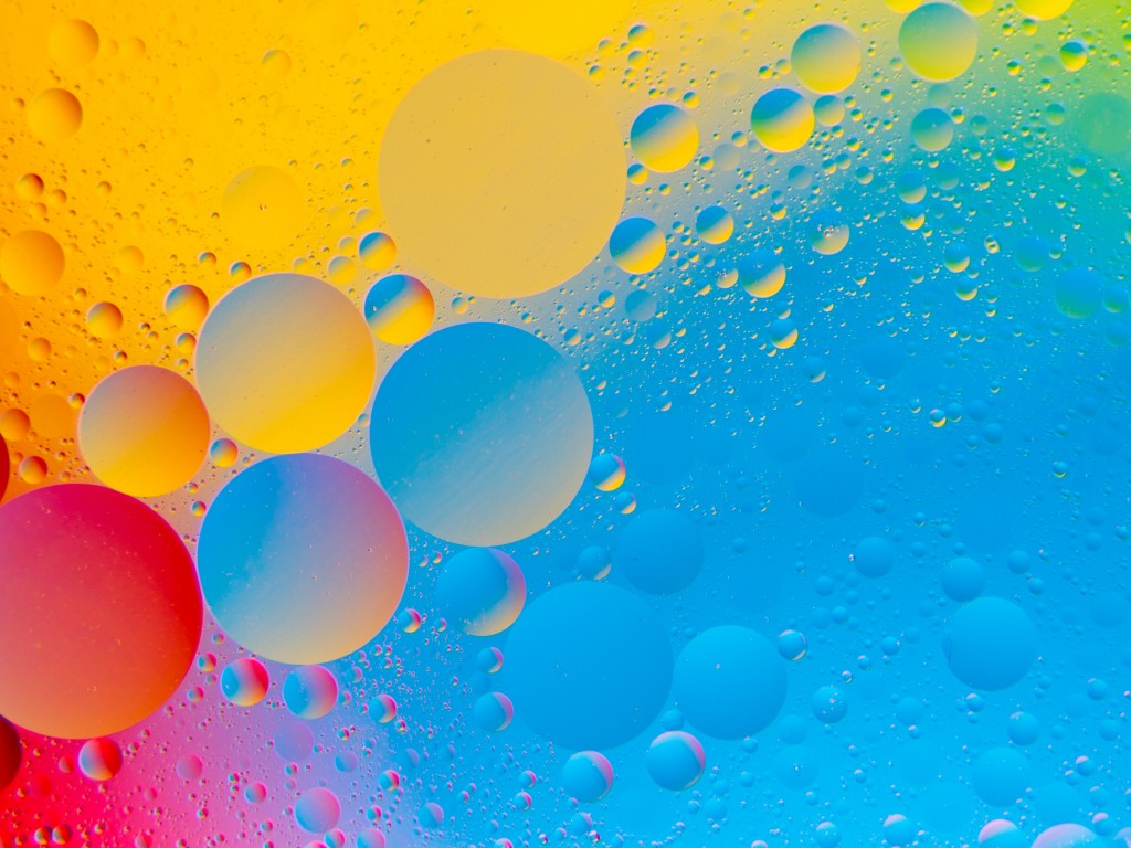 Colourful Bubbles 4k Hd Abstract Wallpaper 1024x768 Hd