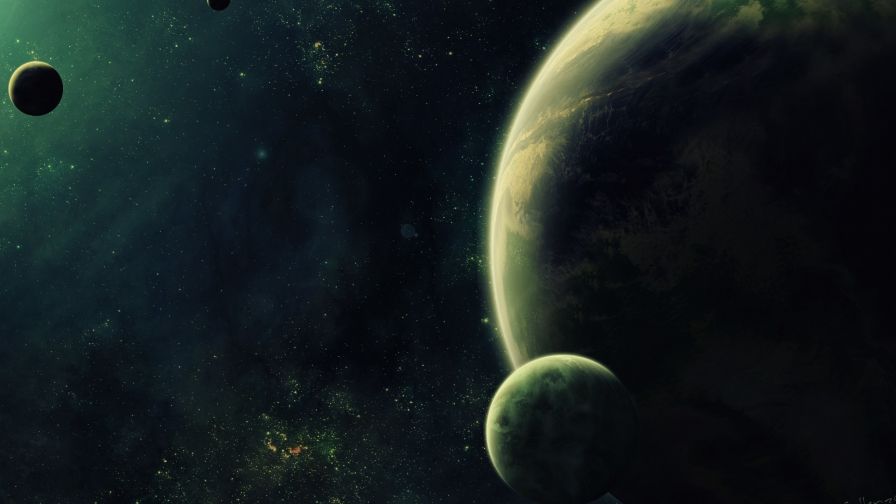 Cool Planets HD Wallpaper