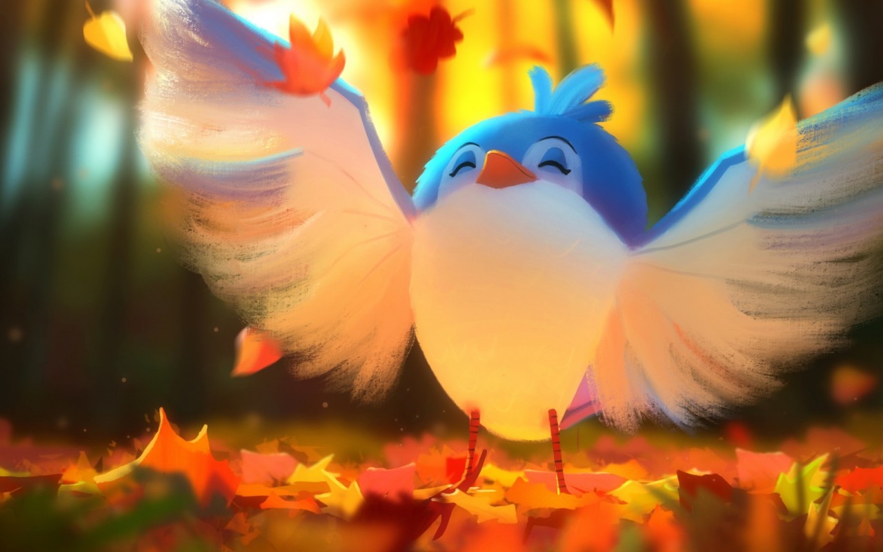 Cute bird HD Wallpaper
