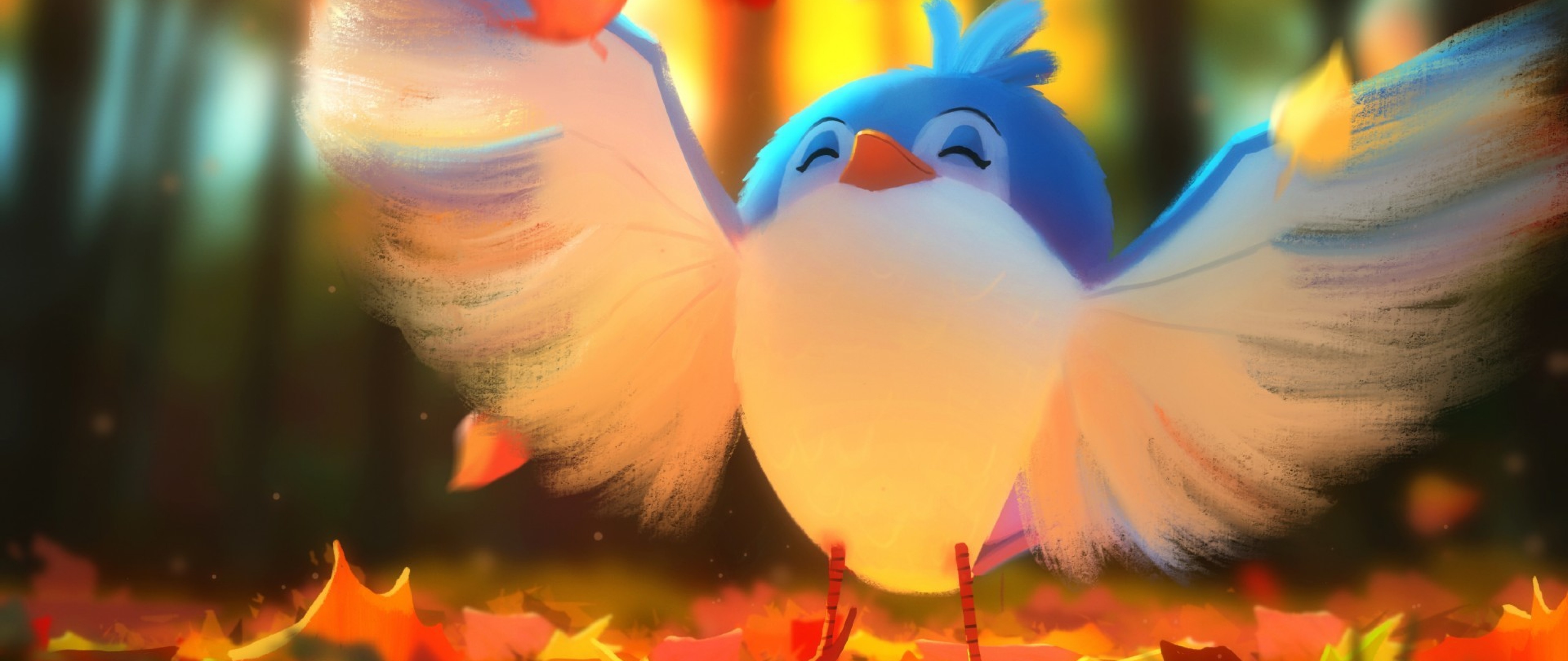 Cute bird HD Wallpaper