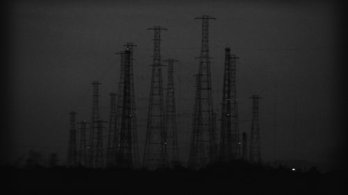 Dark Power Lines HD Wallpaper