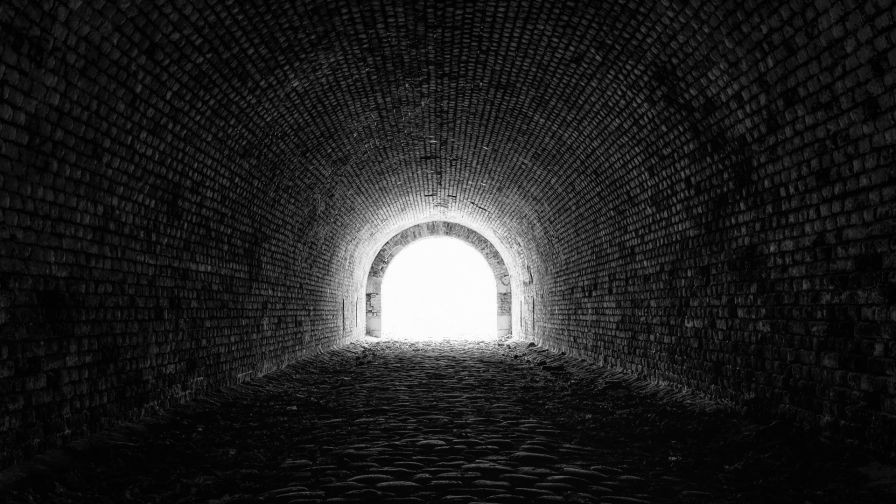 Dark tunnel HD Wallpaper