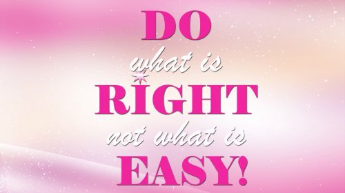 Do what is right HD Wallpaper