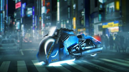 Download Free Blade Runner Harley Davidson HD Wallpaper for Desktop and Mobiles