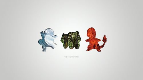 Download Pokemon The Original Three Wallpaper for Desktop and Mobiles
