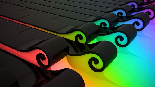 Download Beautiful Abstract Colourful Wave Wallpaper