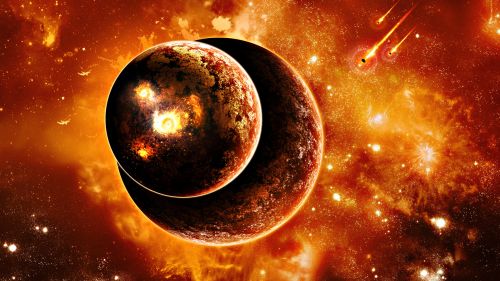 Download Burning Planets Live Wallpaper for Desktop and Mobiles