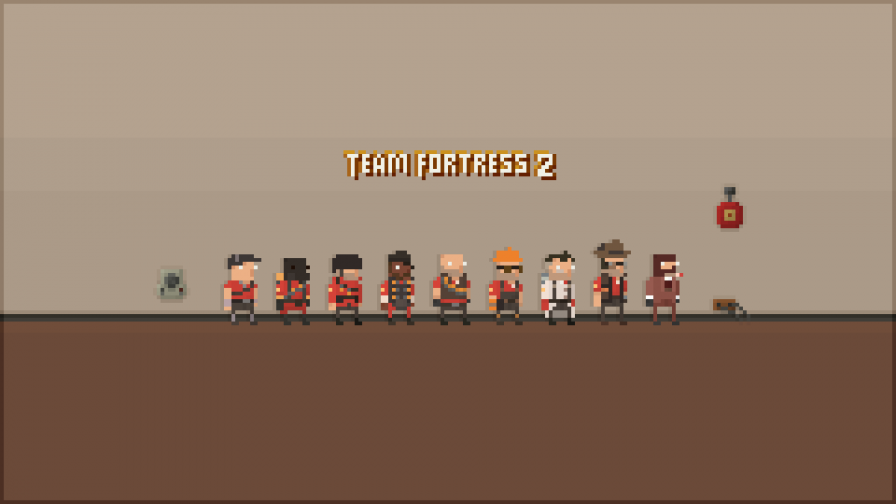 Download Team Fortress 2 Pixels Hd Wallpaper for Desktop and Mobiles
