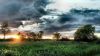 Earth's Temperature After Sundown HD Wallpaper