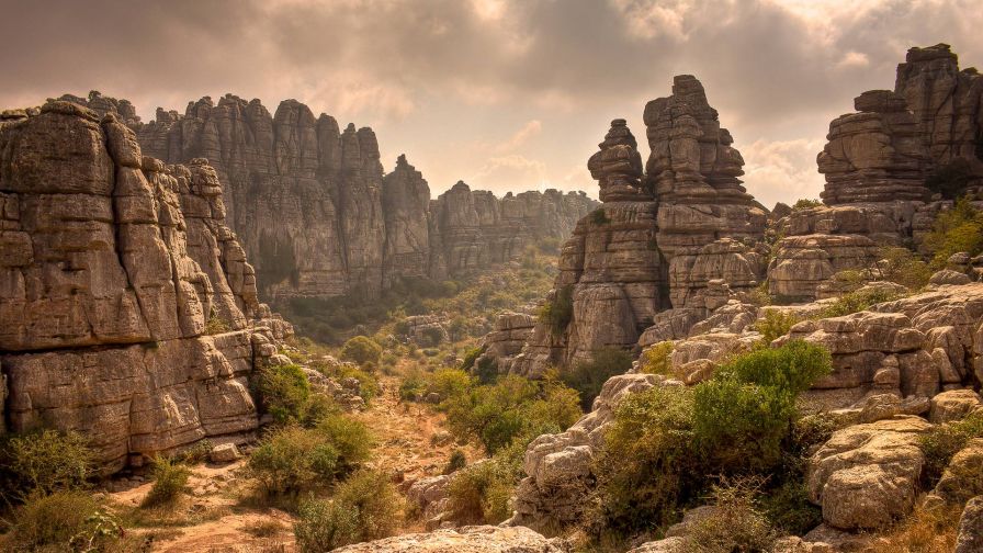 El Torcal de Antequera HD Wallpaper