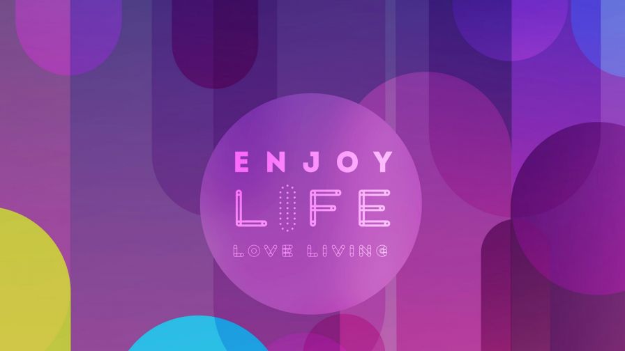 Enjoy Life Love Living Quotes Wallpaper for Desktop and Mobiles