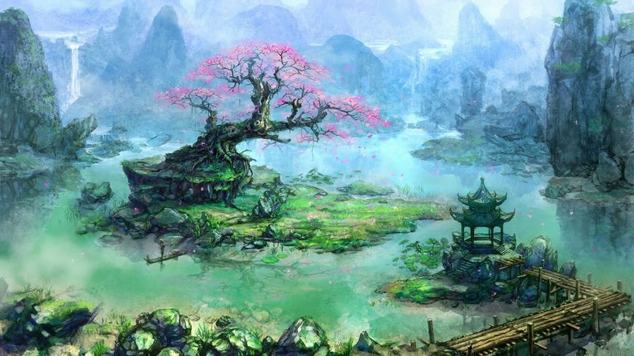 Fantasy landscape HD Wallpaper - Wallpapers.net