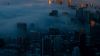 Foggy night at the city HD Wallpaper
