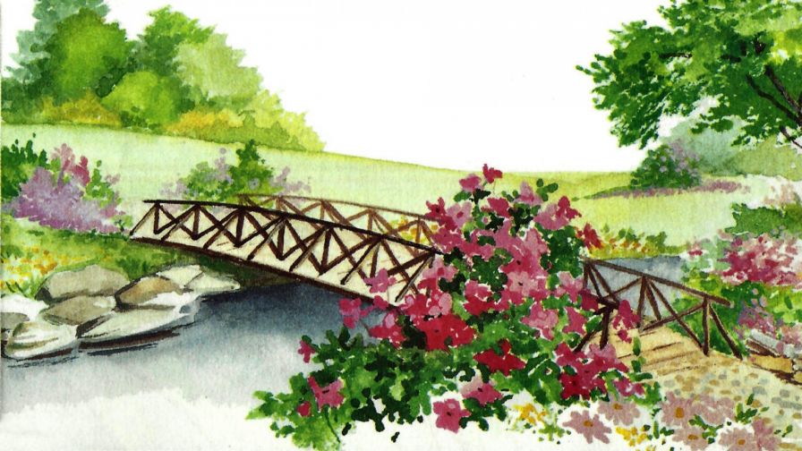 Foot Bridge HD Wallpaper