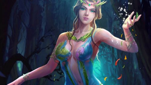 Forest Girl HD Wallpaper