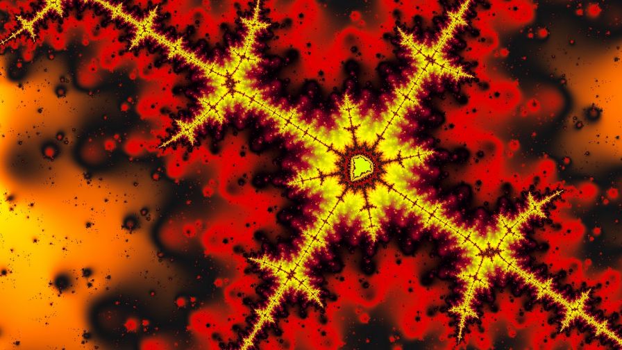 Fractal lines HD Wallpaper