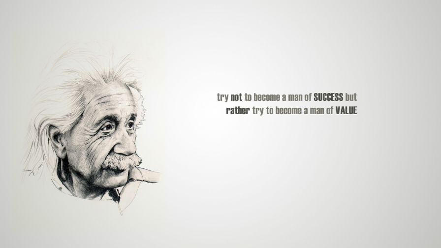 Free Albert Einstein Quote Hd Wallpaper for Desktop and Mobiles