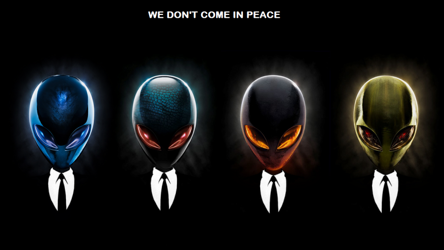 Free Area 51 We Don't Come In Peace HD Wallpaper