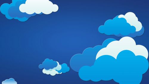 Free Clouds Vector Art Wallpaper for Desktop and Mobiles