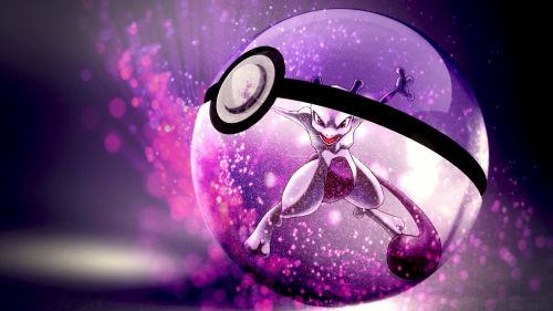 Free Download Mewtwo Pokeball Full Hd Wallpaper for Desktop and Mobiles