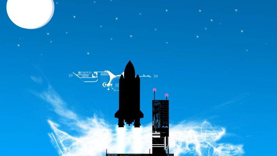 Free Download Rocket Ship Vector Hd Wallpaper for Desktop and Mobiles