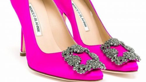 Fuchsia Manolo Blahnik HD Wallpaper