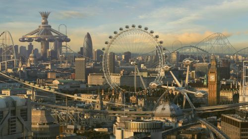 Futuristic London Buildings HD Wallpaper