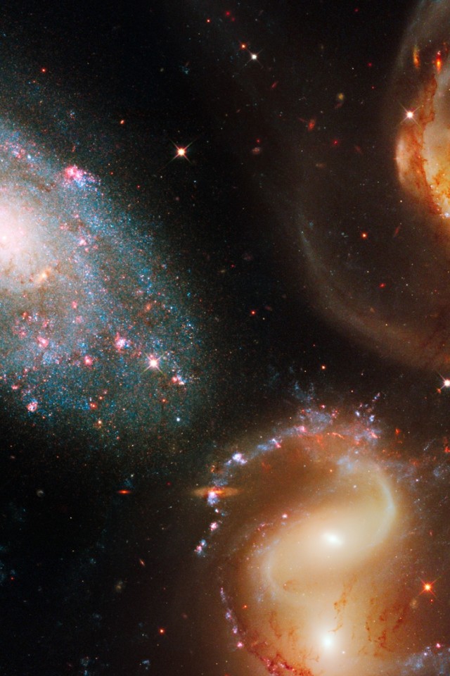 Galaxy spirals HD Wallpaper