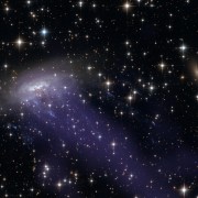 Gas stream over the space HD Wallpaper