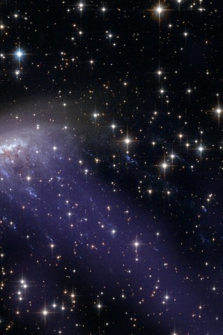 Gas stream over the space HD Wallpaper