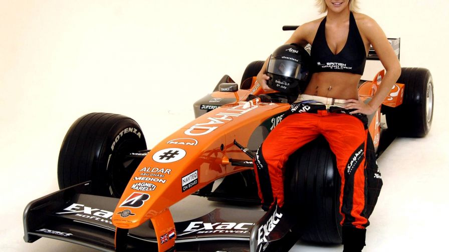 Gemma Atkinson With Formula One HD Wallpaper